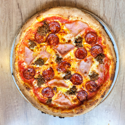 Rustic Cut Pizza